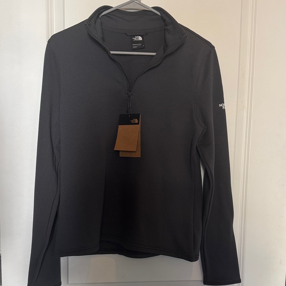 The North Face Charcoal Quarter-Zip Pullover